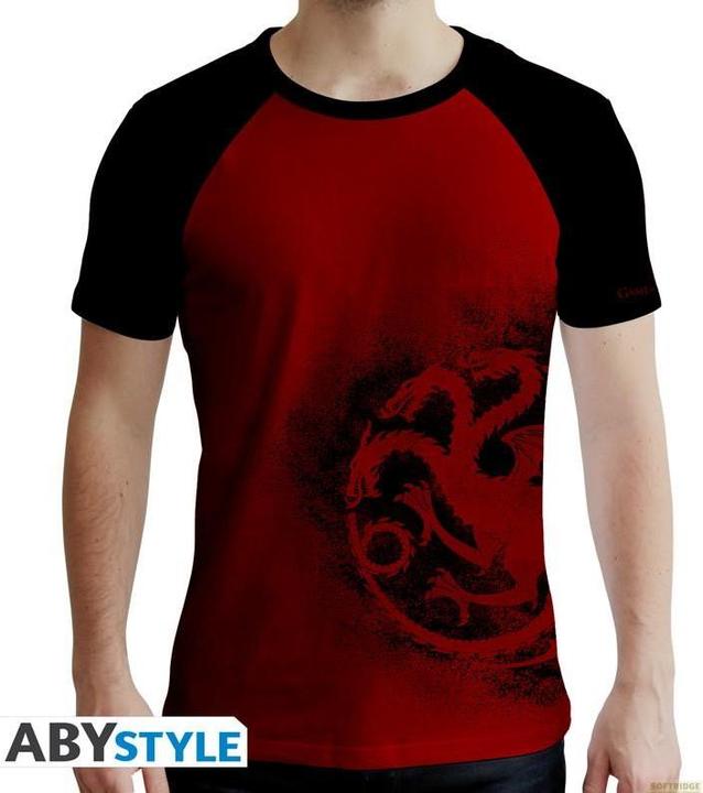 Produktbild ABYstyle GAME OF THRONES - Tshirt Targaryen man SS red black - premium (M)