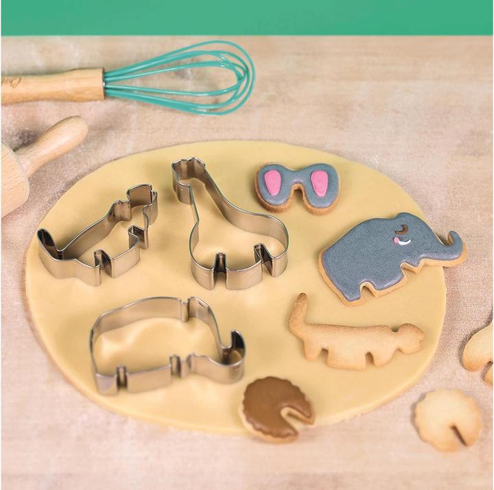 Actual product image Chefclub Biscuit cutter Safari 3D 8pcs.