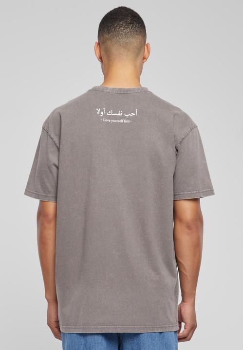 Immagine prodotto Merchcode Maglietta oversize pesante lavata con acido Love Yourself First - 105781 (5XL)
