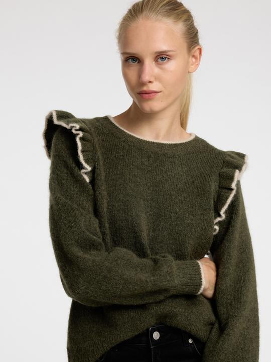 Image du produit Selected Femme Pull à volants (L)