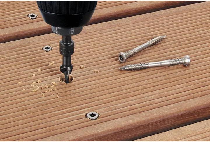 Produktbild wolfcraft wolfcraft 1 Vorbohrer mit Senker, S=6-kt., ø4,5-12 (12 mm)