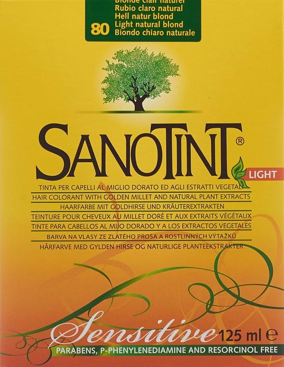 Image du produit Sanotint Sensitive Light Haarfarbe 80 hell naturblond (Blond naturel clair)
