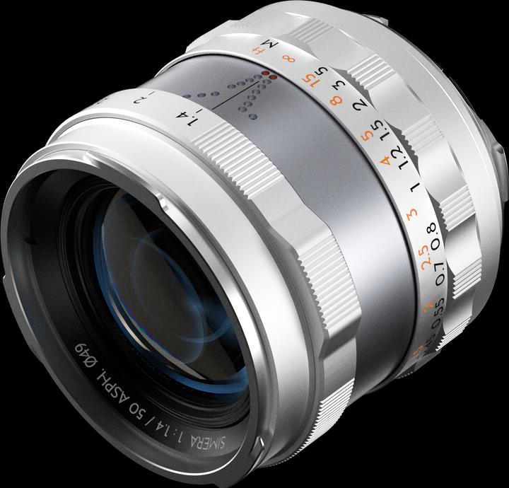 Actual product image Thypoch Full-frame Photography Lens Simera 50mm f1.4 for Leica M Mount - Silver (Leica M, full size)