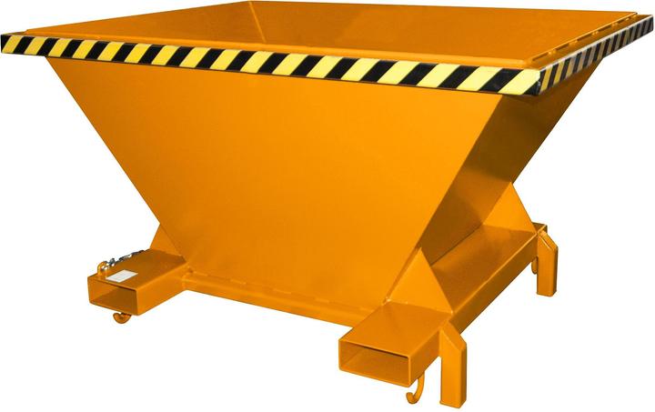 Image du produit eurokraft pro Entonnoir SBT pour big-bags peint en jaune-orange