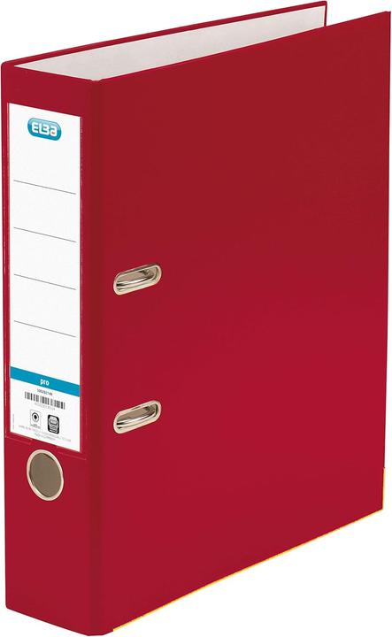 Image du produit Elba Classeur smart papier PP, largeur dos : 80 mm, rouge DIN A4, couverture extérieure PP (A4)