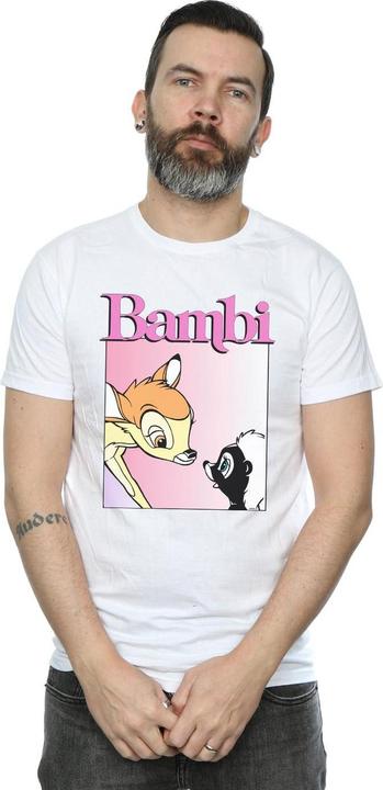 Actual product image Disney Mens Bambi Nice To Meet You T-Shirt (3XL)