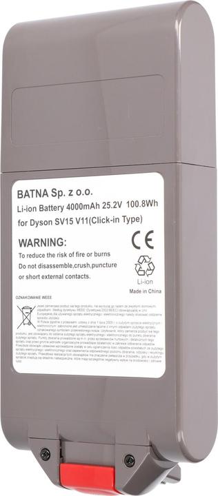 Immagine prodotto Extralink Batterie Akku für Dyson Staubsauger V11 (Click type) 25.2V 4000mAh