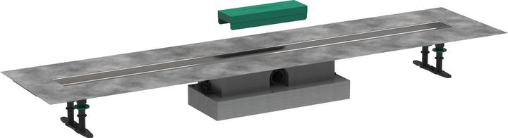 hansgrohe HG complete set uBox universal for shower channels prefabricated sets, flat 1200mm (1200 mm)