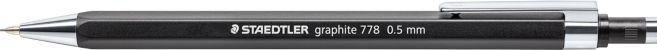 Image du produit Staedtler Porte-mines graphite 778 05-9 B 0,5mm Corps noir (0.50 mm, B, 1 x)