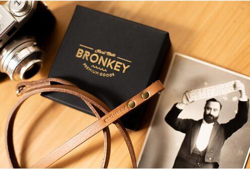 Image du produit Bronkey Berlin Leather strap Hellbraun, 120 cm