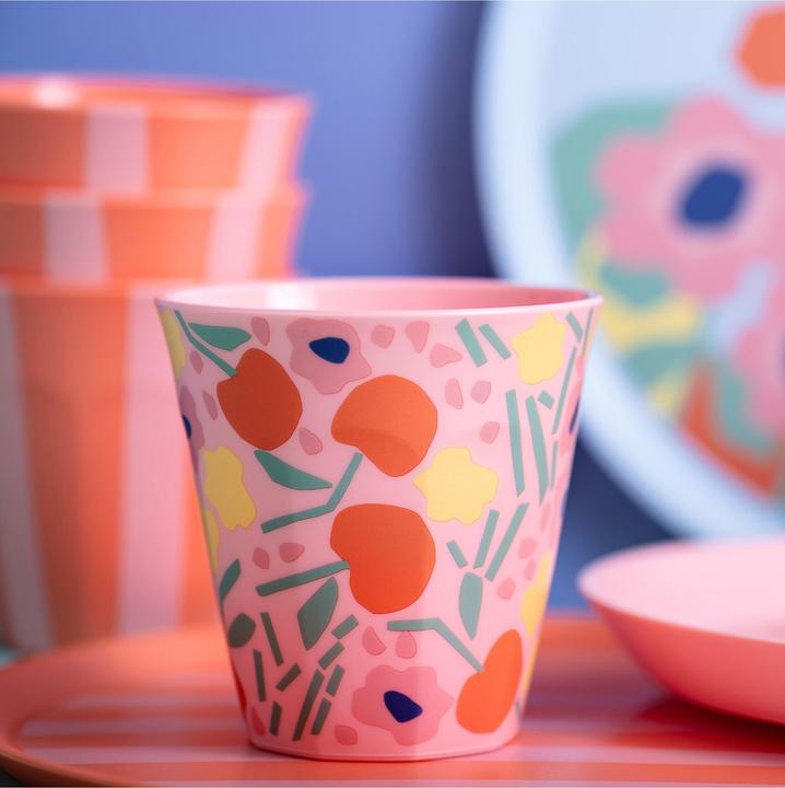 Actual product image Koziol Nora M Blooms drinking cup 300 ml, 1 piece, Sweet Pink (0.30 l, 1 x)