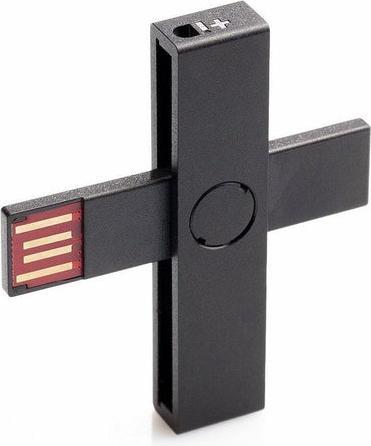 Actual product image Pluss ID smart card reader black (USB 2.0)