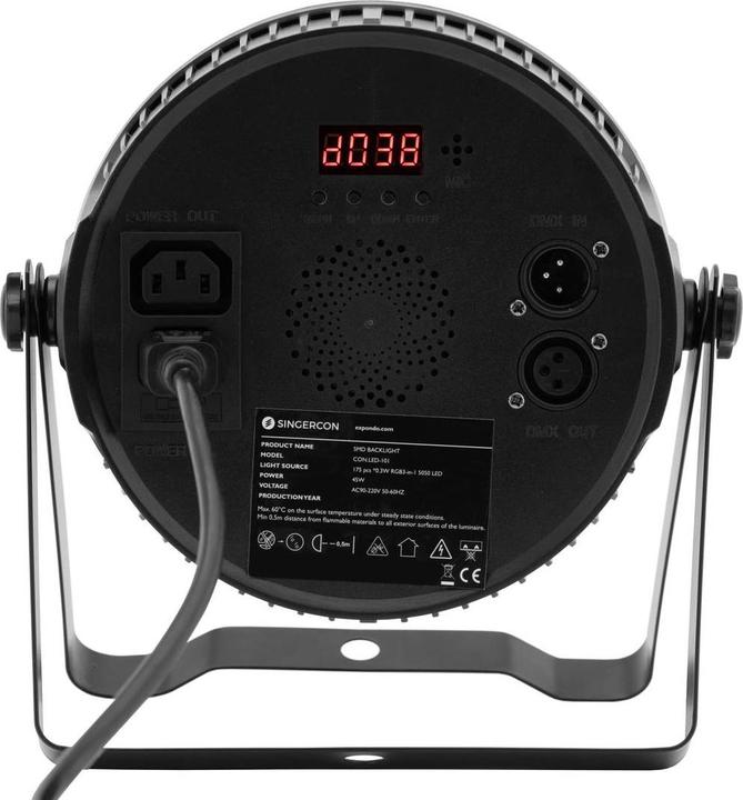 Produktbild Singercon 2 PAR-Scheinwerfer Disco-Licht Partylicht Partybeleuchtung 175 SMD-Lampenperlen