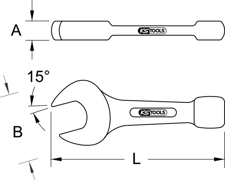 Produktbild KS Tools Rohrsteckschlüssel (80 mm)