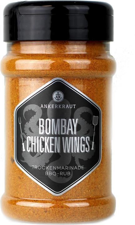Immagine prodotto Ankerkraut Gewürze Bombay Chicken Wings Curry BBQ Rub (230 g)