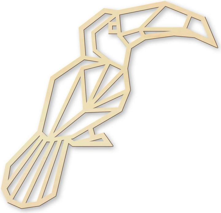 Image du produit Trenddeko Toucan en origami (20 x 19 cm)