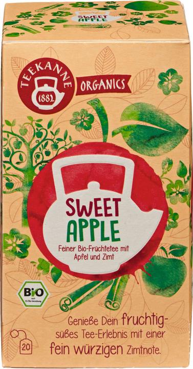 Image du produit Teekanne Sachets de thé bio Sweet Apple 20 pièces (50 g)
