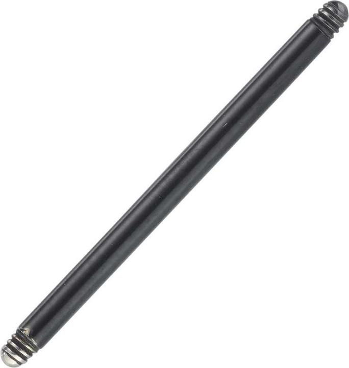 Bijouteria Piercingstab (Edelstahl, PVD Beschichtung)