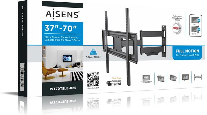 Image du produit Aisens WT70TSLE-025 (Mur, 70", 50 kg)