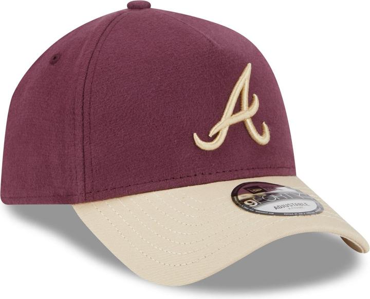 Immagine prodotto New Era Cappello A-Frame 9Forty MOLESKIN Atlanta Braves marrone (Taglia unica)