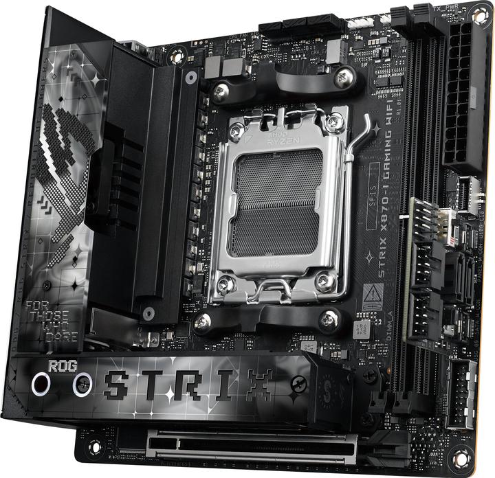 Image du produit ASUS ROG STRIX X870-I GAMING WIFI (mITX, X870, AM5, DDR5) (AM5, AMD X870, Mini-ITX)