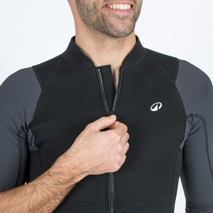 Immagine prodotto Subea YULEX100 manica corta da uomo con protezione UV 1,5 mm - nero (1 mm, M)