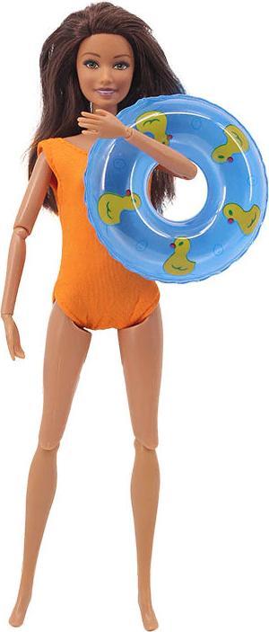 Image du produit Hermex Bouées de natation 5 pièces Set pour Barbie Bleu Canards Motif
