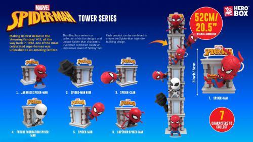 Image du produit YuMe 6pz) Hero Box Spider-Man Tower Series Display