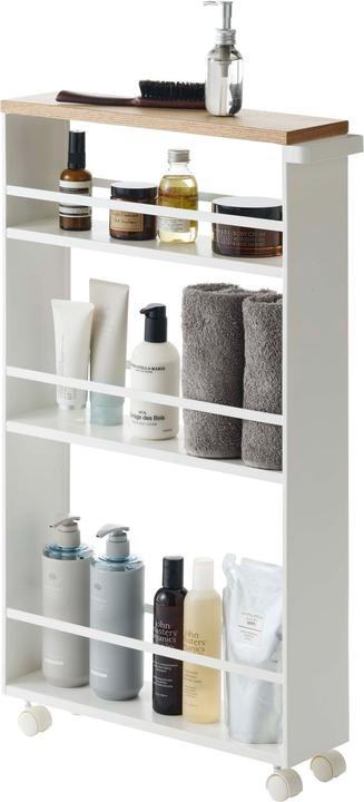 Productafbeelding Yamazaki Smalle trolley met houten plank TOWER