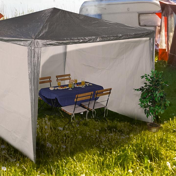 Produktbild Relaxdays 3x Pavillon-Seitenteile (10 cm, 30 cm)