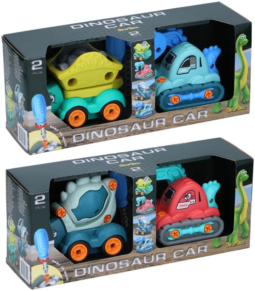 Actual product image Eddy Toys Car dino 12x11,5x6,5cm 2pcs PP