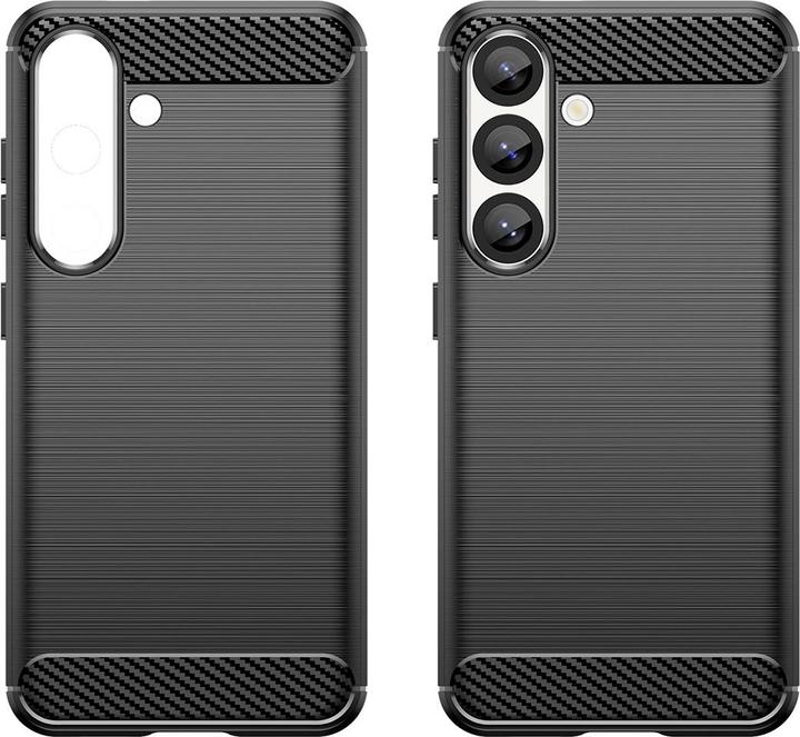 Image du produit Hurtel Carbon Case Flexibles Silikon für Xiaomi 15 Ultra - Schwarz (Xiaomi 15 Ultra)