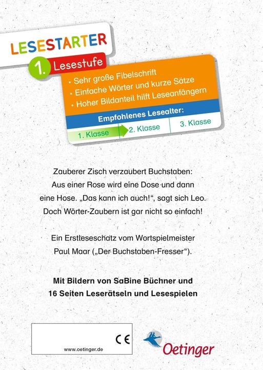 Immagine prodotto Der Buchstaben-Zauberer (Tedesco, Paul Maar, 2019)