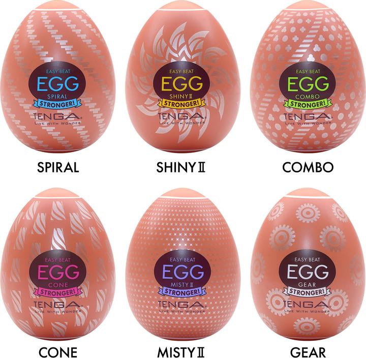 Immagine prodotto Tenga EGG Shiny II, Hard Boiled, mini masturbatore in TPE