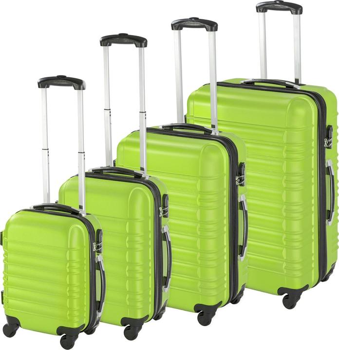 Produktbild tectake Hartschalenkofferset (106 l, Handgepäck (bis 50l), M (50 - 90l), L (90 - 115l))