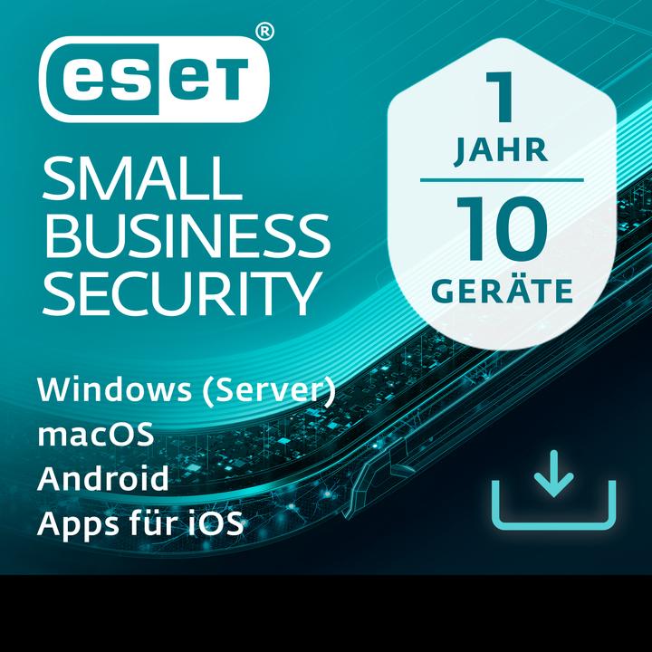 Actual product image ESET Small Business Security 10U 1Y Download Code (1 User, 10 Devices/Users, 12 months)