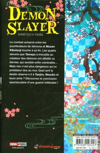 Image du produit Panini Demon slayer : Kimetsu no yaiba. Tome 23 (Français, Gotouge Koyoharu, 2022)