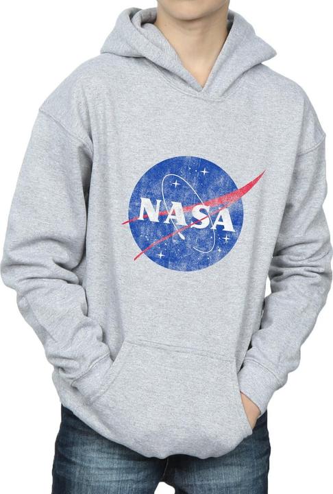 Produktbild Nasa Classic Insignia Logo Distressed Kapuzenpullover Jungen (140, 146)