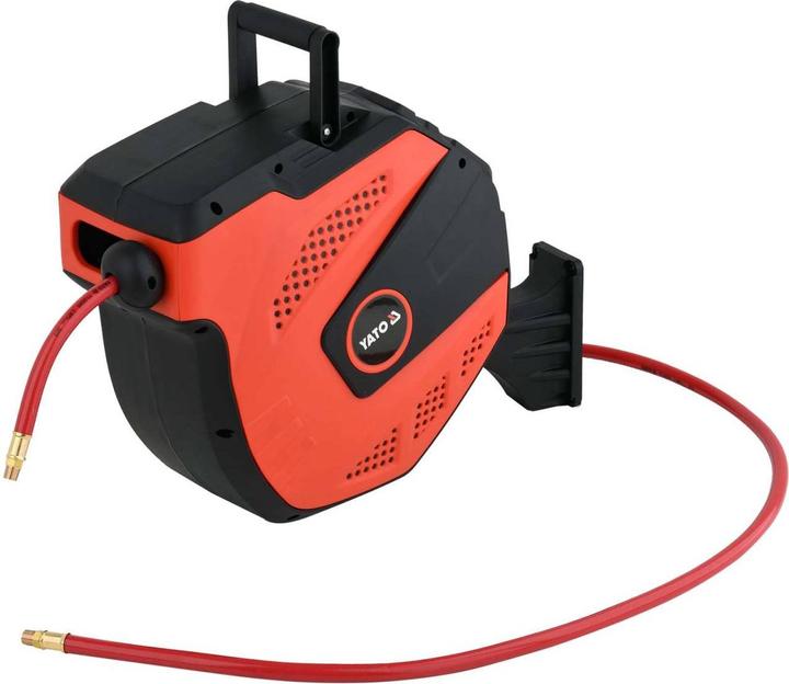 Yato Profi Druckluft-Automatik-Schlauchtrommel 15m Ø9,5mm YT-24245