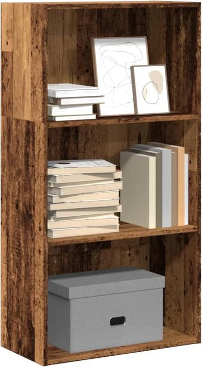 Image du produit VidaXL Bücherregal Regal Standregal Büroregal Aufbewahrungsregal Altholz-Optik (60 x 30 x 114 cm)