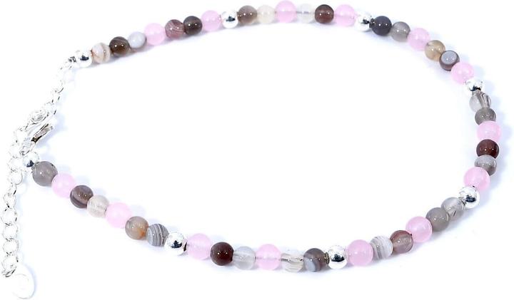 Image du produit Balibay Médée (Quartz rose, Pierre précieuse, Argent sterling 925, Agate, 26 cm)