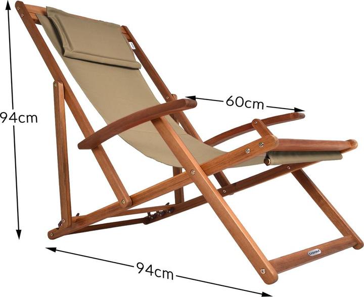Produktbild Casaria Klappliegestuhl (94 cm)