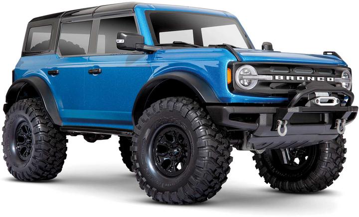 Actual product image Traxxas TRX-4 2021 Ford Bronco Electric Brushed Crawler 4WD 1:10 RTR blue (RTR Ready-to-Run)