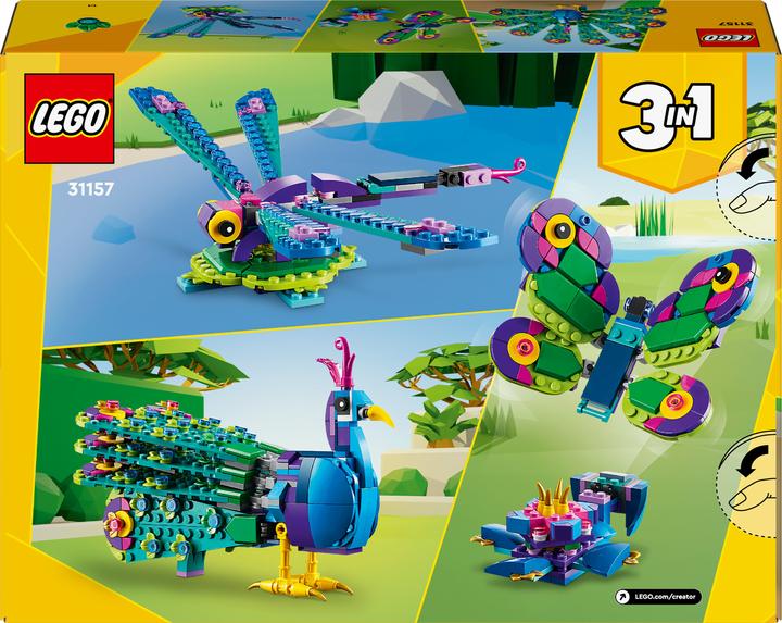 Actual product image LEGO Creator Exotic Peacock (31157, LEGO Creator Expert)