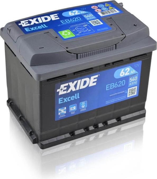 Produktbild Exide Excell (12 V, 62 Ah, 540 A)