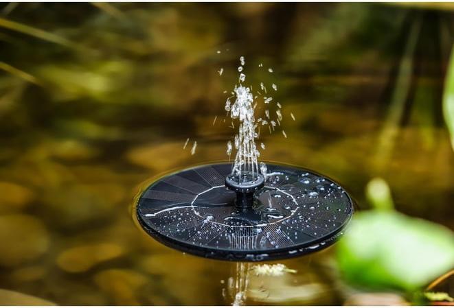 Produktbild MICA Living Solar Springbrunnen - aus Kunststoff - ca. 16 x 3 cm