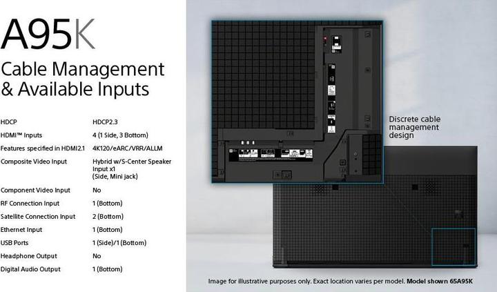 Produktbild Sony OLED XR-65A95K (65", A95K, QD-OLED, 4K, 2022)
