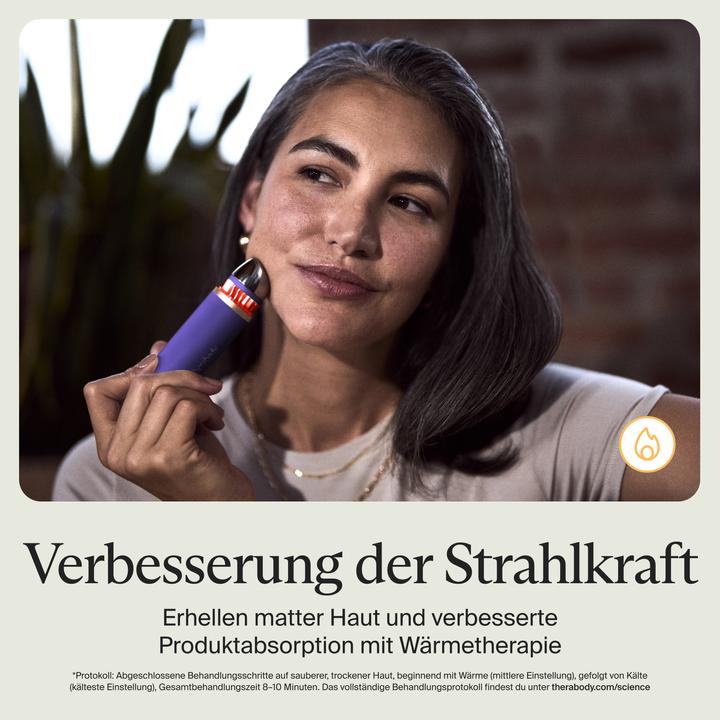 Actual product image Therabody Theraface Depuffing Wand