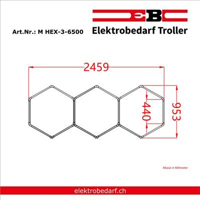 Produktbild EB Troller LED-Hexagon (11520 lm)