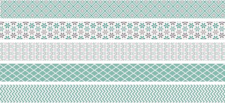 Heyda Washi Tape Pastell mini mint